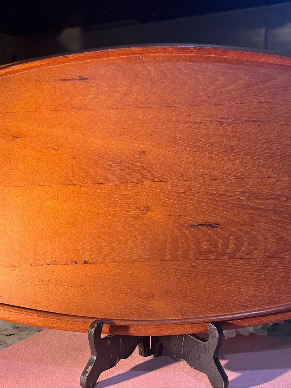 Vintage Dansk Oval Surfboard shaped teakwood Serving Tray